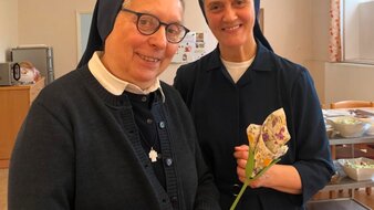 Sr. Luisa mit Sr. Cornelia in Ungarn | © Sr. Katharina Laner